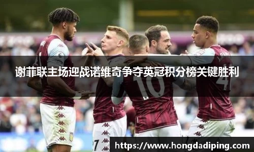 谢菲联主场迎战诺维奇争夺英冠积分榜关键胜利